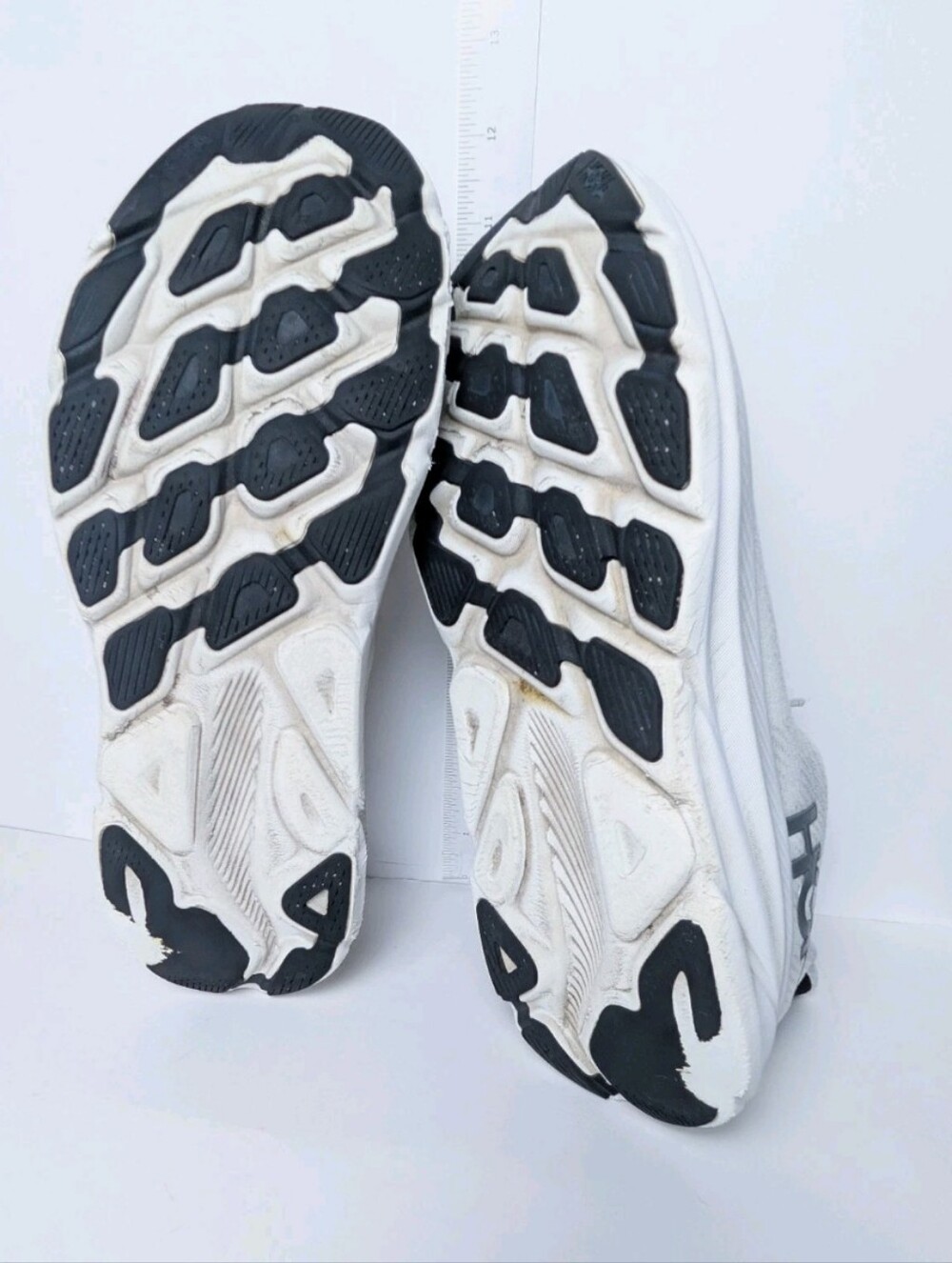Hoka Clifton 9 1127895/NCSW White/Black Men's Size 11.5D Great - Picture 7 of 8